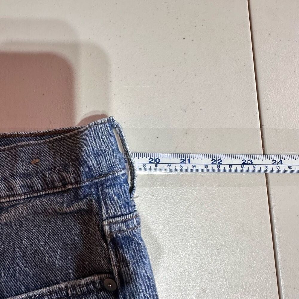 MADEWELL Women's The Tall '90s Straight Enmore Blue Wash Jean Jeans size 33T - Picture 11 of 13